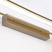 abordables Luces para tocador-Luz led para tocador, 6w, luces retro con imagen de pared, espejo de maquillaje giratorio, luz frontal, accesorio de iluminación para tocador de baño