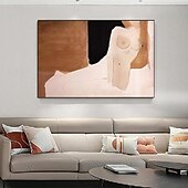 preiswerte Nude Art-Akt-Ölgemälde, handgefertigt, abstrakte Frauenfigur, Ölgemälde, handgemachte Leinwandkunst, modernes geometrisches Gemälde auf Leinwand, großes minimalistisches Ölgemälde, Wandkunst, Aktgemälde für