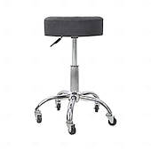 cheap Chair Cover-Water Resistant Plaid Universal Round Stool Cover - Bar Round Swivel Chair Cover - Barstool Seat Cover - Durable and Stretchable - Perfect for Protecting and Refreshing Bar Stools