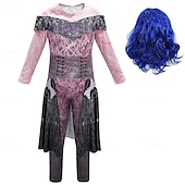 levne Dívčí kostýmy-Potomci Audrey Úbory Cosplay Paruky Maškarní Filmové kostýmy for Dámské Dívčí Dospělí Děti Karneval Plesová maškaráda Večírek