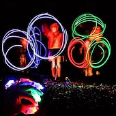 preiswerte Deko-10 stücke led-licht finger licht licht ring laser licht bungee dance hand lampe sashimi lampe konzert atmosphäre requisiten