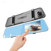 billige Bil-DVR-l1043 1080p hd bakkamera bil dvr 170 grader vidvinkel 4 tommer ips dash cam med nattsyn g-sensor parkeringsovervåking 4 infrarød led bilopptaker