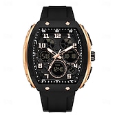 cheap Digital Watches-SANDA Men Digital Watch Outdoor Sports Fashion Wristwatch Luminous Stopwatch Alarm Clock Countdown Silicone Gel Watch
