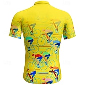  Homens Camisa para Ciclismo Gráfico Manga Curta Moto Camiseta Camisa / Roupas Para Esporte com 3 bolsos traseiros Ciclismo de Montanha Secagem Rápida Design Anatômico Capilaridade Respirável Esportes
