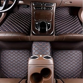 cheap Automotive Interior Accessories-Car Floor Mats Durable Waterproof Set of Universal Auto Rugs for Enhanced Interior Protection