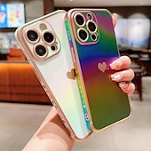 Недорогие Чехлы для iPhone-телефон Кейс для Назначение айфон 16 Айфон 15 Про Макс Плюс iPhone 14 13 12 11 Pro Max Plus Кейс на заднюю панель Блеск Блеск Блестящий Защита от удара ТПУ Покрытие