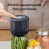 cheap Kitchen Appliances-Jar Vaccumed Sealer Electric Jar Vacuum Sealing Machine Strong Suction Power Packing Machine Effective Food Vacuum Sealer