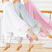 preiswerte Ballettbekleidung-Ballett Hosen Pure Farbe Damen Ausbildung Freizeitskleidung Hoch lyocell