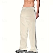 cheap Sweatpants-Men&#039;s Sweatpants Trousers Straight Leg Sweatpants Patchwork Pocket Elastic Waist Color Block Comfort Sports Outdoor Daily Fashion Casual Black Wine Micro-elastic