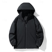 abordables Softshell, polares y chaquetas de montaña-Hombre Chaqueta Softshell Chaqueta para senderismo Al aire libre Resistente al Viento Resistente al Agua Sudadera Chaqueta cortavientos Camping / Senderismo / Espeleología Viaje Negro Verde Ejército