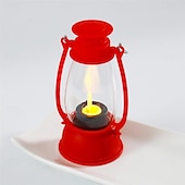preiswerte Kerzenlicht-LED elektronisches Pferdelicht Kerzenlicht Retro kleine Öllampe elektronisches Kerzenlicht kreatives nostalgisches Windlicht Desktop-Ornament kleines Nachtlicht Festival Party dekorative Lichter 1St