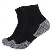 abordables Calcetines de running-calcetines de compresión de talla grande calcetines deportivos deportivos calcetines para correr 1 par de calcetines a rayas antideslizantes transpirables absorbe el sudor cómodo entrenamiento de