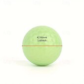 cheap Household Appliances-2/3/6pcs Ultra-Bright Luminous Golf Ball Set - Fluorescent Rubber Construction Adult Golf Accessories for Improved Visibility and Accuracy