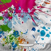 preiswerte Radtrikot Herren-Herren Radtrikot Graffiti Kurzarm Fahhrad T-Shirt Trikot mit 3 Gesäßtaschen Mountainbike MTB Schnelltrocknend Anatomisches Design Feuchtigkeitsableitend Atmungsaktiv Sport Weiß Gelb Blau Bekleidung