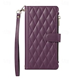 economico Cover per iPhone-telefono Custodia Per Samsung Galaxy iPhone16 iPhone 15 Pro Max Plus iPhone 14 13 12 11 Pro Max Plus Mini Porta carte di credito Con supporto A calamita Cerniera Retrò TPU pelle sintetica