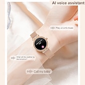 abordables Pulseras inteligentes-696 CF37 Reloj inteligente 1.27 pulgada Pulsera inteligente Bluetooth Podómetro Recordatorio de Llamadas Seguimiento del Sueño Compatible con Android iOS Mujer Hombre Llamadas con Manos Libres