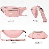 cheap Handbag &amp; Totes-Women&#039;s Multi-Carry Large Capacity Waist Bag – Stylish and Versatile Crossbody and Fanny Pack with Multiple Zipper Compartments, Perfect for Travel, Shopping, and Everyday Use in Various Colors