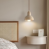 Χαμηλού Κόστους Κρεμαστό φώτα-led κρεμαστό φως ζεστό λευκό 1-ελαφρύ 5w μικρή διακόσμηση σπιτιού πέτρινη οροφή κρεμαστό φωτιστικό θόλου φωτισμός wabi-sabi e26/e27 αγροικία ρουστίκ πολυέλαιος σπιτιού 110-240v