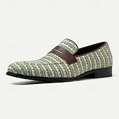 preiswerte Loafer aus hochwertigem Leder-Herren Loafer &amp; Slip On Penny Loafers Klassische Loafer Leder Italienisches vollnarbiges Rindsleder Nylongewebe Komfortabel Rutschfest Halbschuhe Kaffee