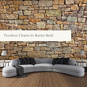 olcso táj kárpit-vintage fal tégla fal kárpit art dekor takaró függöny piknik terítő akasztó otthon hálószoba nappali kollégiumi dekoráció építészet vintage rusztikus szikla falazat