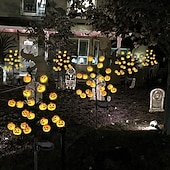 voordelige Buiten- en tuinpresentaties-halloween buiten zonne-pompoen gazonverlichting verlicht pompoen jack o lantaarn tuindecoratie waterdichte pompoen staaklamp halloween grafsteen tuin gazon binnenplaats loopbrug decor straatlantaarn 1pc