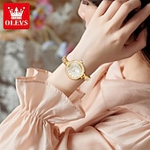 cheap Quartz Watches-New Olevs Olevs Brand Fashion Trend Women&#039;S Watches Calendar With Diamonds Simple Leisure Quartz Watch Waterproof Sports Versatile Women&#039;S Wristwatches