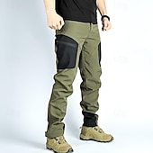 preiswerte Pantaloni cargo-Men's Cargo Pants Hiking Pants Trousers Tactical Pants Military Spring Autumn / Fall Outdoor Regular Fit Waterproof Quick Dry Pants / Trousers Black Army Green Hunting Climbing Camping / Hiking