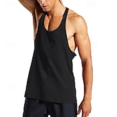 abordables Camisetas y Tops de Correr-Hombre Camiseta sin mangas de entrenamiento Camiseta sin mangas Running Camiseta sin mangas de gimnasio Sin Mangas Chalecos Casual Ropa Deportiva Transpirable Secado rápido Suave Entrenamiento de