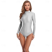 olcso Matt-Zentai öltöny Szerepjáték Jelmezek Bőrruházat Nindzsa Farsangi jelmez Overall Királyok napja Női Akrobatatrikó Szexi jelmez Tömör szín Spandex Lycra Ruha mert Mindszentek napja Farsang Álarcos