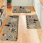 levne Běžecké koberce-farma kuře kobereček kuchyňská podložka protiskluzová olejivzdorná podložka do obývacího pokoje koberec vnitřní venkovní podložka ložnice výzdoba koupelna podložka vchod kobereček podložka pod dveře
