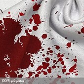 levne Halloween mikiny a svetry-krvavé skvrny pánské pohodlí barva mikiny móda 3D tisk mikina s kapucí mikiny bílá posádka krk podzim