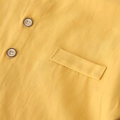 billiga T-shirts och skjortor för pojkar-Pojkar 3D Ensfärgat Skjortor Långärmad Sommar Vår Mode Grundläggande Lilla barn (4-7år) 4-7 år Tröjkrage Utomhus Ledigt Dagligen Normal