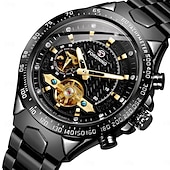 abordables Montres mécaniques-FORSINING Hommes Montre Mécanique Extérieur Sportif Mode Montre Bracelet Remontage automatique Lumineux IMPERMÉABLE Décoration Acier Suivre