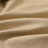 baratos Chinos-Men's Trousers Chinos Casual Pants Patchwork Front Pocket Solid Color Comfort Full Length Business Daily Holiday Fashion Chic &amp; Modern White Khaki Stretchy