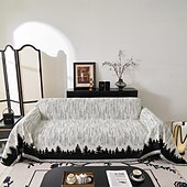 baratos Manta de sofá-Cobertor de sofá, capa de toalha de pano para área externa, sala de estar, toalha dupla face espessada, toalha traseira para acampamento