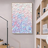 cheap Landscape Paintings-Hand Painted EXTRA LARGE VIVID Color Wall Art - Textured Abstract Oil Painting on Canvas Impasto Thick strokes Modern Painting for Living Room Unframed