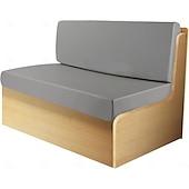 זול כיסוי ספה-100% עמיד למים כיסויי כריות ל-Rv Dinette, כיסויי כריות מחנאות לפטיו חיצוני גינה דשא חצר כיסוי ספסל ל-Rv כיסוי ספה