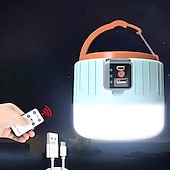 cheap Camping Lights &amp; Lanterns-1pc Solar Led Camping Light，Solar Powered Portable Rechargeable Camping Lanterns, Outdoor Lighting Lamp With Mobile Phone Charging Function,Multi-functional Emergency Lamp
