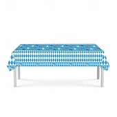 economico Forniture per feste-118 pezzi di forniture per festa dell&#039;oktoberfest 16 pezzi 9 piatti piani 16 pezzi 7 piatti da dessert 16 tazze 1 tovaglia 20 tovaglioli per il pranzo 1 striscione e 48 pezzi coltello forchetta e