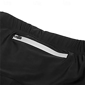 abordables Shorts, collants et pantalons pour hommes-WOSAWE Homme Short Vélo Cuissard Velo Cyclisme Vélo Cuissard Short Short rembourré / Chamois Coupe ajustée Des sports Respirable Séchage rapide Haute élasticité Confortable Noir Vêtement Tenue Tenues