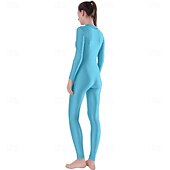 olcso Matt-Zentai öltöny Szerepjáték Jelmezek Bőrruházat Nindzsa Farsangi jelmez Overall Királyok napja Női Akrobatatrikó Szexi jelmez Tömör szín Spandex Lycra Ruha mert Mindszentek napja Farsang Álarcos