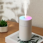 economico Umidificatori e deumidificatori-umidificatore ricarica USB luce notturna colorata piccola camera da letto desktop silenziosa 230 ml 1200 mAh