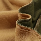 economico felpe con cappuccio da uomo di base-Per uomo Felpa con cappuccio a zip intera Felpa con cappuccio e zip Bianco Rosso Blu Cachi Con Cappuccio Blocco di colori Con zip Patchwork Sport &amp; Outdoor Quotidiano Ferie Poliestere Streetwear