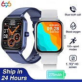 abordables Pulseras inteligentes-696 P85 Reloj inteligente 1.93 pulgada Pulsera inteligente Bluetooth Podómetro Recordatorio de Llamadas Seguimiento del Sueño Compatible con Android iOS Mujer Hombre Llamadas con Manos Libres