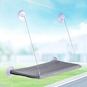 economico Lettini e trasportini per gatti-cat window perch hammock seat sedile da riposo per gattino da interno con ventose per impieghi gravosi letto con struttura durevole in rete lavabile e traspirante
