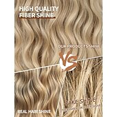 abordables Perruques de fête-perruque blonde pour femme, perruque longue ondulée avec racines foncées, 26 pouces, partie centrale, cheveux en fibre synthétique pour une utilisation quotidienne, fête, carnaval