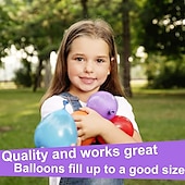 cheap Water Toys-Water Balloons Instant Balloons Easy Quick Fill Balloons Splash Fun for Kids Girls Boys Balloons Set Party Games Quick Fill 814 Balloons for Outdoor Summer Funs