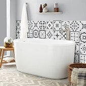 economico Adesivi murali-24 adesivi per piastrelle in stile marocchino, decalcomanie murali in PVC con pellicola di cristallo ispessita, impermeabili &amp;Decorazione murale in piastrelle retrò, antiolio e rimovibili, per bagno,