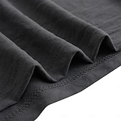 cheap Casual Henley Tee-Men&#039;s Henley Shirt Tee Top Plain V Neck Street Vacation Short Sleeves Clothing Apparel Fashion Designer Basic