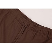 abordables Fondos-Retro Antiguo Medieval Renacimiento pantalones piratas Feria del Renacimiento caballero celta Ranger Color sólido Hombre Pirata Fantasía Víspera de Todos los Santos Carnaval Mascarada Rendimiento
